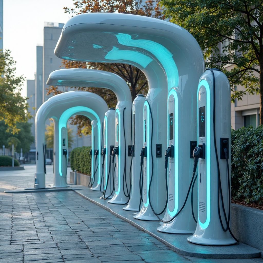 Puntos de carga para vehículos eléctricos